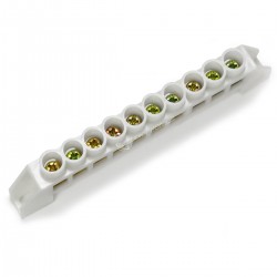 Domino Isolé 10 Ports Ø6,5mm