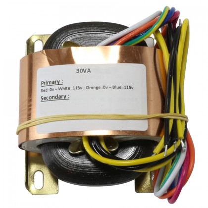 Transformer R-CORE 30VA 20-0-20V