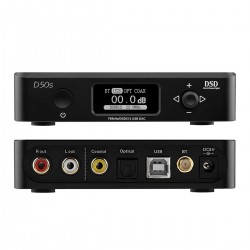 TOPPING D50S DAC 2x ES9038Q2M XMOS U208 Bluetooth 5.0 LDAC 32bit 768kHz DSD512 Noir