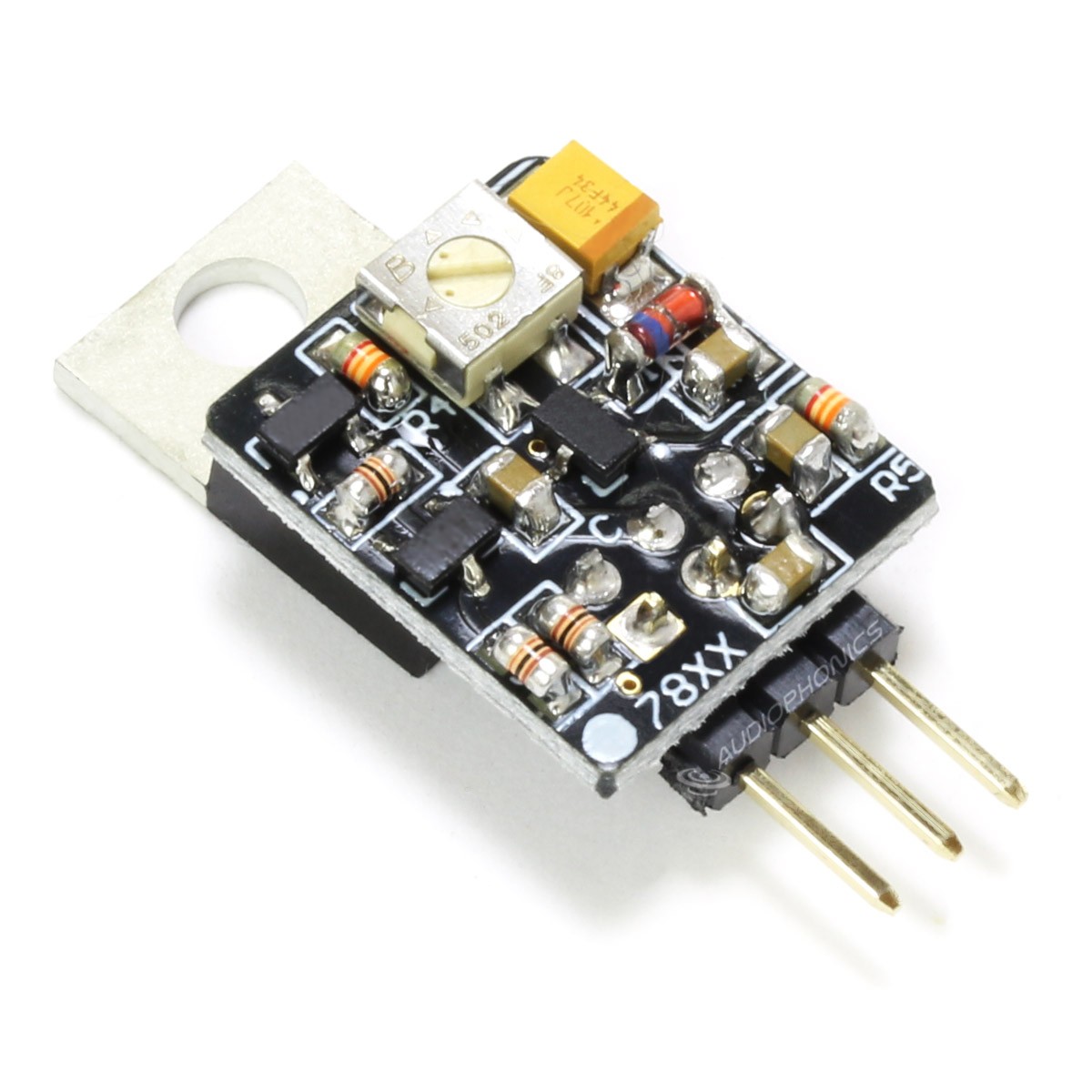 Adjustable Discrete Voltage Regulator LM7812 +12V / +25V