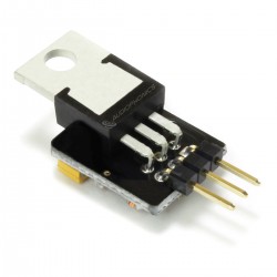 Adjustable Discrete Voltage Regulator LM7805 +12V / +25V