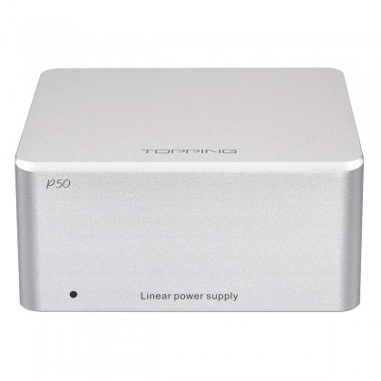 TOPPING P50 Regulated Linear Power Supply Ultra Low Noise 2x 5V 1A + 15V 1A Silver