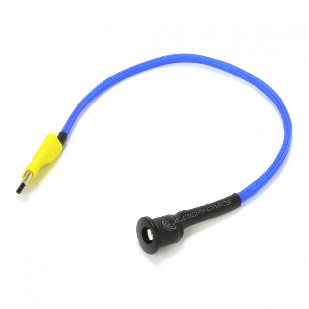 Câble Séparateur Jack DC 5.5 / 2.1mm Femelle vers USB-C Mâle / Femelle pour  Alimentation et Données 20cm - Audiophonics