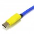 Câble Séparateur Jack DC 5.5 / 2.1mm Femelle vers USB-C Mâle / Femelle pour Alimentation et Données 20cm