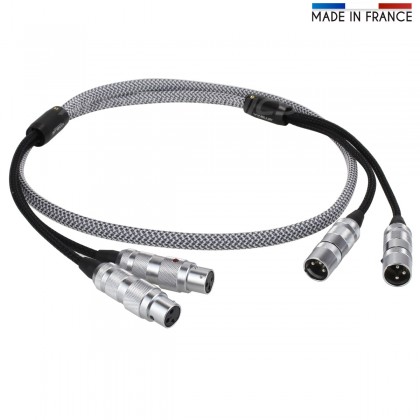 Audiophonics Argos8-XLR Câble de modulation Argent Pur PTFE Oyaide Focus 1.5m