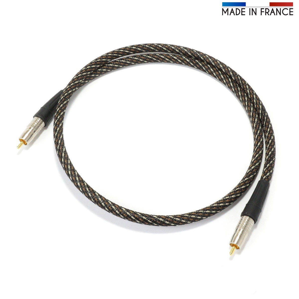 AUDIOPHONICS CANARE Digital Coaxial Cable 75 Ohm RCA-RCA Sleeved 1m
