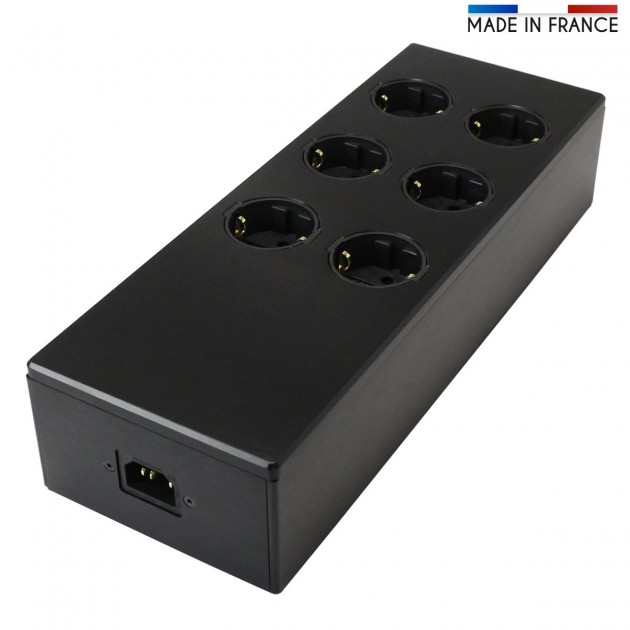Nueva versión de la regleta Taga Harmony PF1000 Audiophonics-mpc6-v2-power-distributor-6-ports-aluminum-furutech-black