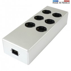 AUDIOPHONICS MPC6 V2 Distributeur secteur 6 ports Aluminium FURUTECH Argent