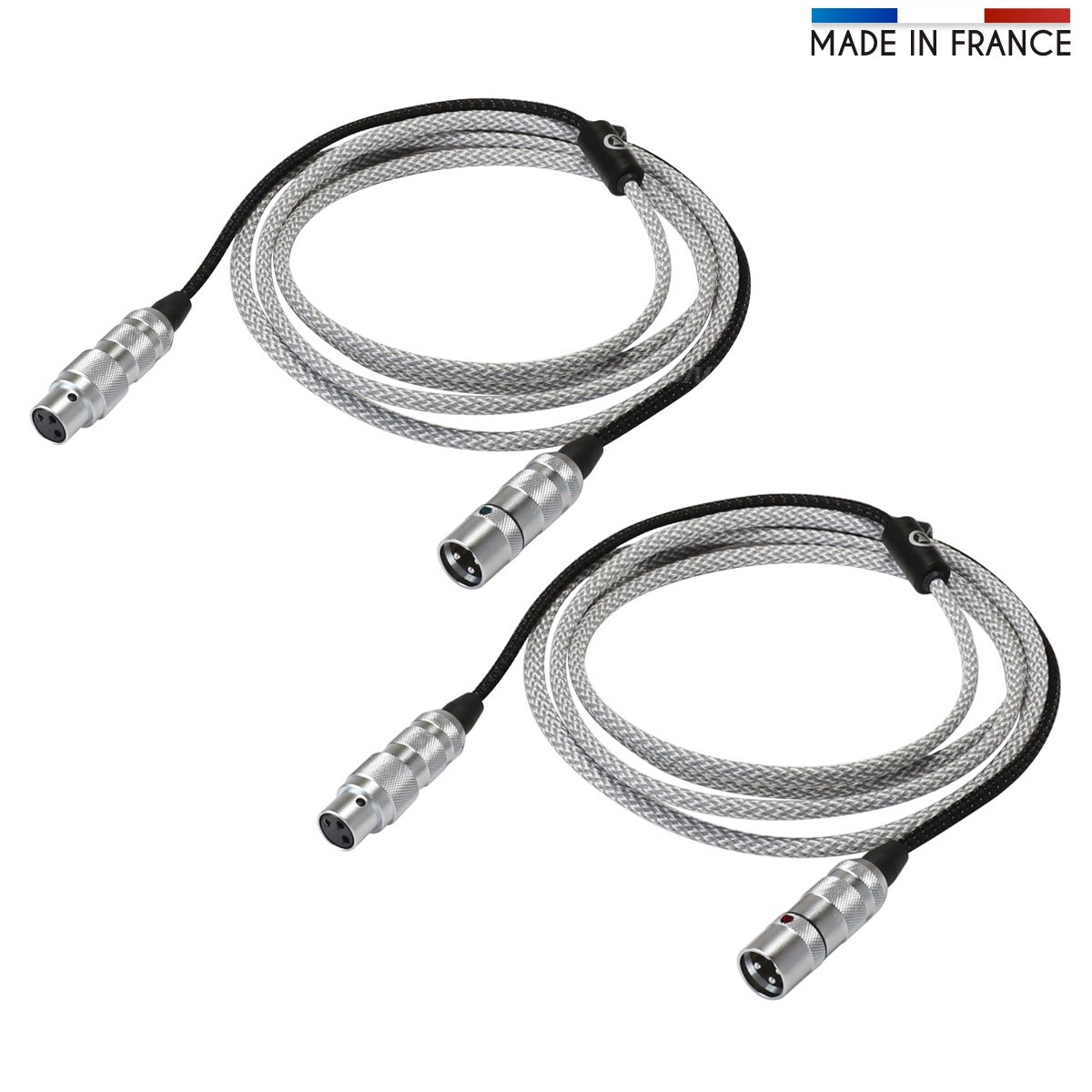 AUDIOPHONICS Argos8-XLR DM Interconnect Cable Pure Silver PTFE Oyaide Focus 2.5m