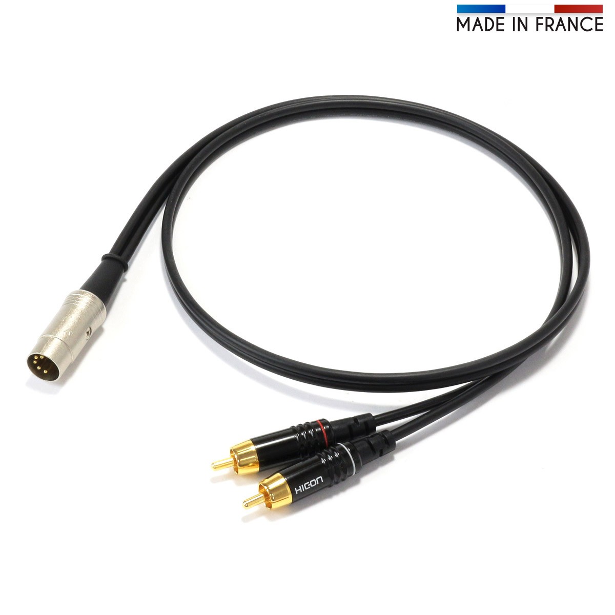 Adapter Jack 3.5mm female mono to RCA male - Audiophonics