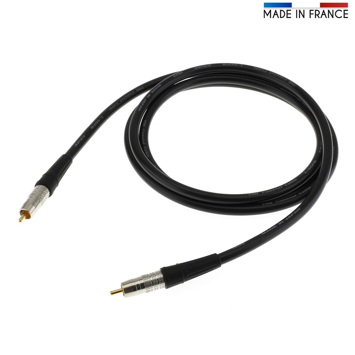 AUDIOPHONICS CANARE Câble numérique coaxial 75 Ohm RCA-RCA 5m