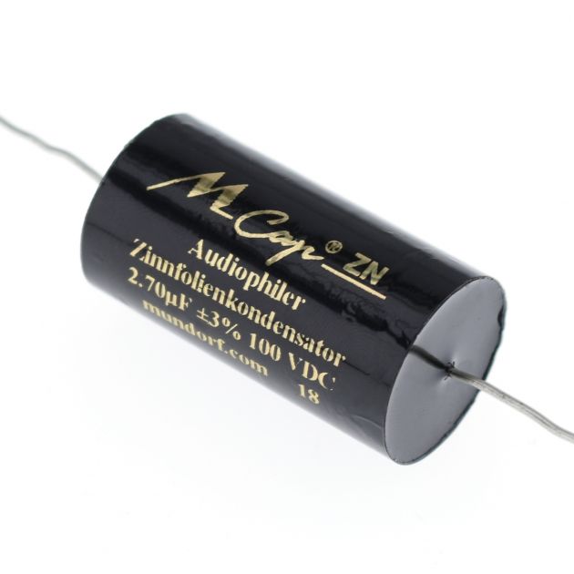 Pair 82mF 400VDC Mundorf MCap Audio Capasitor. 