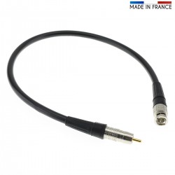 AUDIOPHONICS CANARE Câble numérique coaxial 75ohm BNC-RCA 0.5m