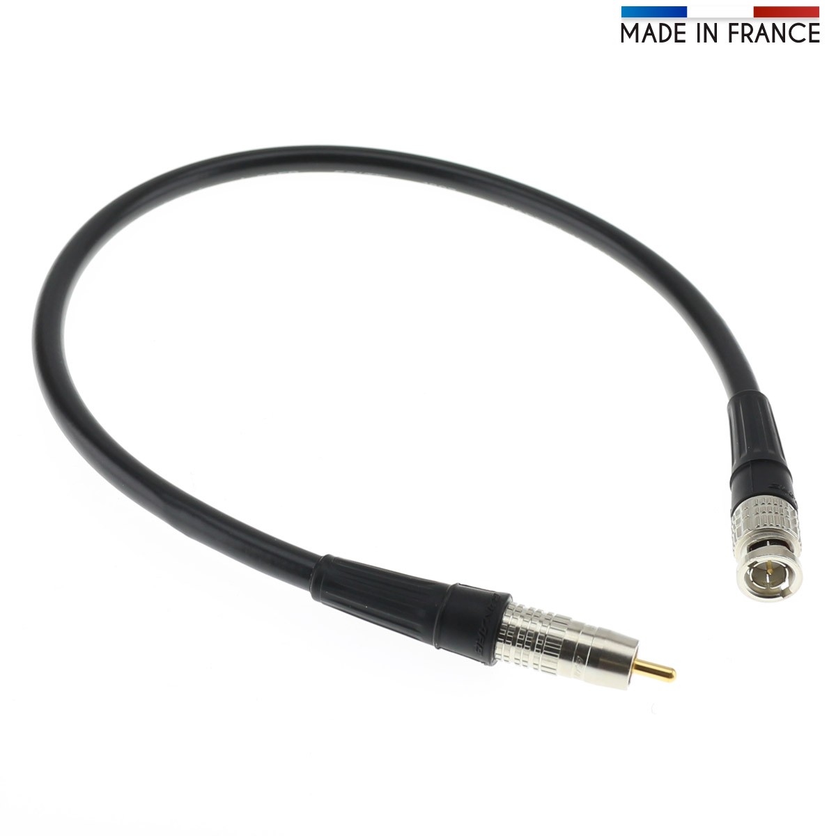 AUDIOPHONICS CANARE Câble numérique coaxial 75ohm BNC-RCA 0.5m