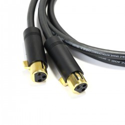 AUDIOPHONICS STEALTH Stereo Cinch XLR Interconnect Cable OFC Copper ELECAUDIO 1m
