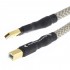 AUDIOPHONICS DIGITAL AUDIO Male USB-A to Male USB-B Cable 4N OFC Copper PTFE 0.5m