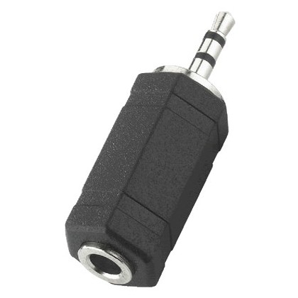 Adaptateur jack 2,5 mâle stéréo vers jack 3,5 femelle stéréo