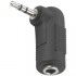 Adapter angled jack 2.5 male stereo to 3.5 jack stereo jack