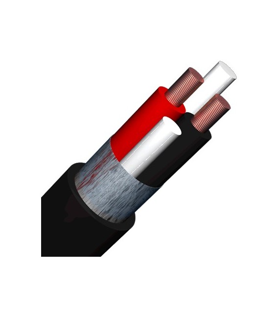 Blanc deleyCON 25m Cable pour Haut-Parleur 2x 1,5mm² Aluminium Revêtu de Cuivre CCA Marque de Polarité 2x48x0,20mm Brins BauPVO/CPR