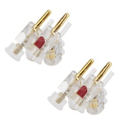 WBT-0610Cu Banana Plug Copper Ø 10mm (Set x4)