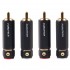 FURUTECH FP-110 (G) Gold plated 24k Cinch RCA Ø9.2mm (Set x4)