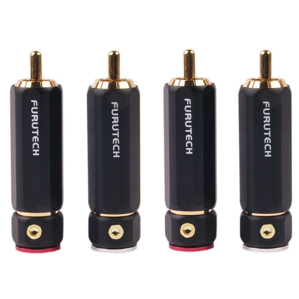 FURUTECH FP-110 (G) Connecteurs RCA plaqué Or 24k Ø9.2mm (Set x4)