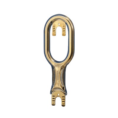 WBT-0725 Ag - Strap Shunt Jumper Argent Pur pour borniers