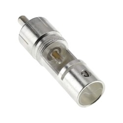 ELECAUDIO TE-RC90S Connecteurs RCA Cuivre Tellurium Plaqué Silver Ø 8.5mm (Pair)