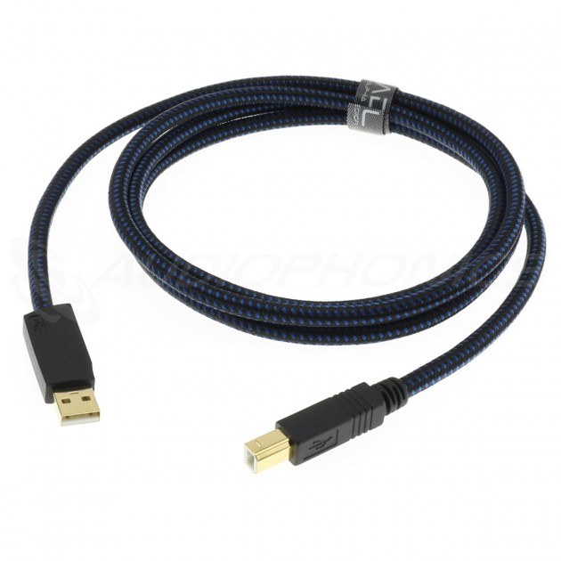 Furutech Adl Formula 2 Usb A Male To Usb B Male Cable Gold 24k 1 2m Audiophonics