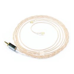 OEAUDIO 2DUALOFC Câble casque Jack 3.5mm vers CIEM 0.78mm 1.2m OFC PTFE ⌀1.5mm