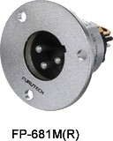 FURUTECH FP-681M Rhodium - Embase XLR Mâle