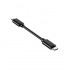 USB Black Cable USB-C Male TO USB-C Male 2.0 10cm