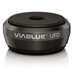 VIABLUE UFO Absorbeurs de Vibrations Ø35mm Noir (Set x4)