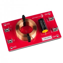 DAYTON AUDIO 3.5K-LPF-8 Filtre Passe-Bas pour Haut-Parleurs 3500Hz 12dB/Octave 8 Ohm