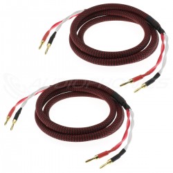 DYNAVOX Speakers cables OFC Copper Banana (Pair) 3m