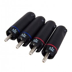 KLEI ABSOLUTE HARMONY Pure Silver RCA Connectors KL Formula (Set x4)