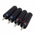 KLEI ABSOLUTE HARMONY Pure Silver RCA Connectors KL Formula Ø9.5mm (Set x4)