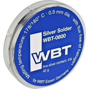 WBT-0800 Étain à Souder Soudure Argent 4% 42g