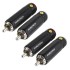 FURUTECH FP-108 (R) Connecteurs RCA OCC plaqué Rhodium Ø9.2mm (Set x4)