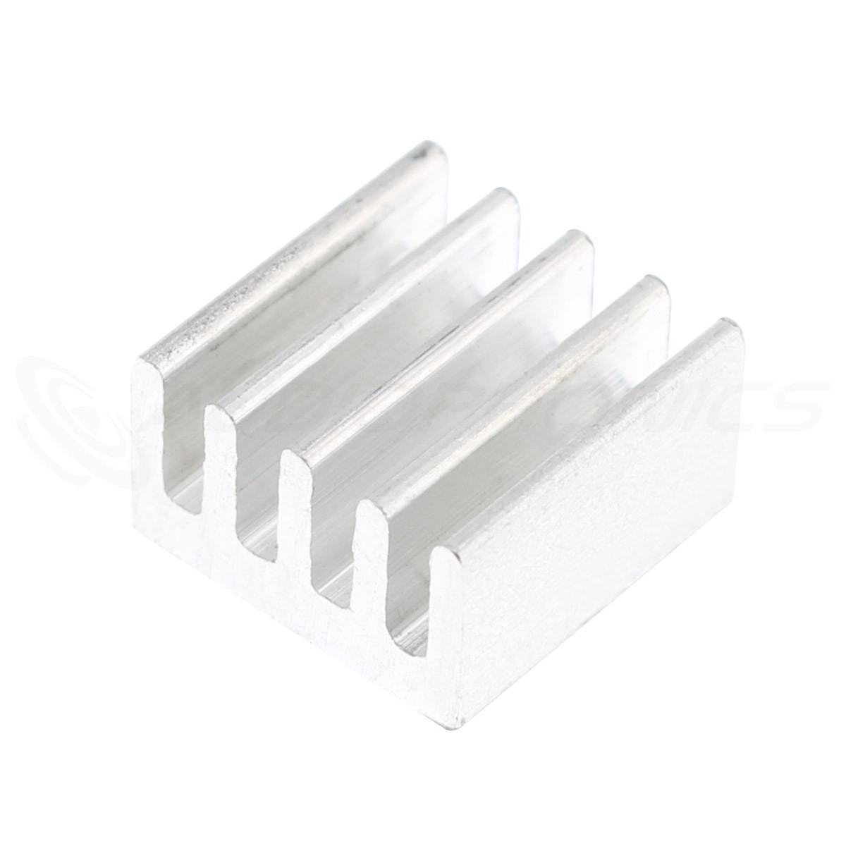 Aluminium Adhesive Heatsink Radiator 9x9x5mm Silver