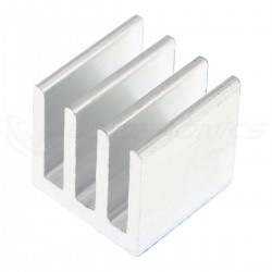 Radiateur Dissipateur Thermique 10x10x10mm Autocollant Argent