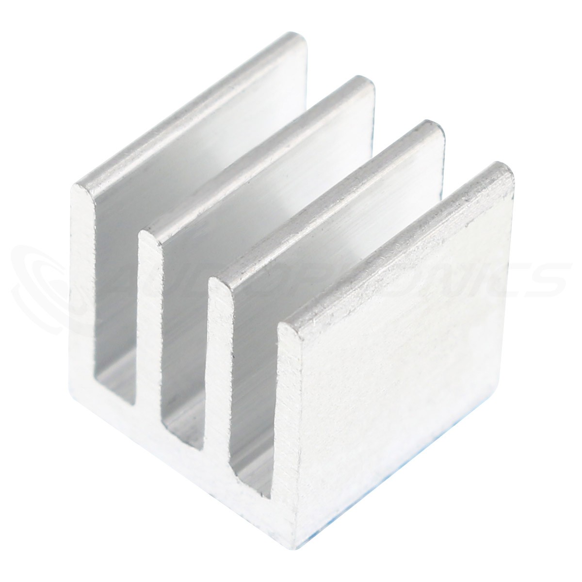 Radiateur Dissipateur Thermique Adhésif Aluminium 10x10x10mm Argent