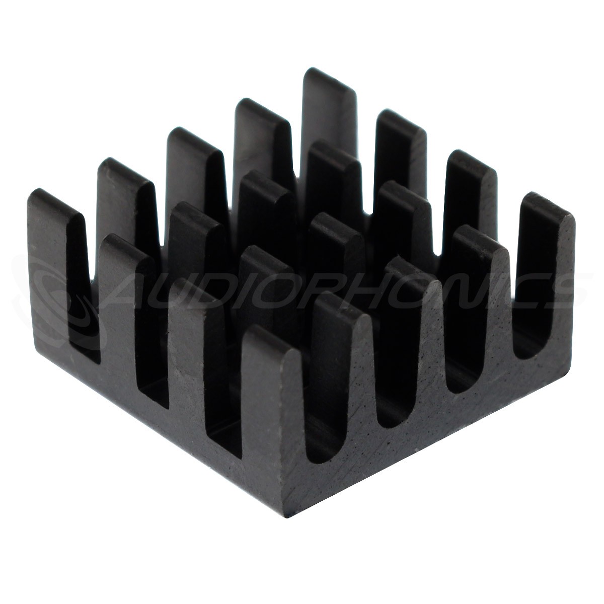 Radiateur Dissipateur Thermique Adhésif Aluminium 14x14x7mm Noir