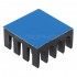 Aluminium Adhesive Heatsink Radiator 14x14x7mm Black