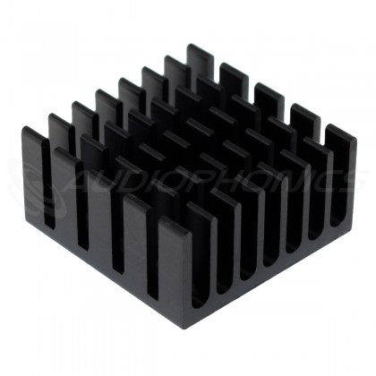 Radiateur Dissipateur Thermique Aluminium 20x20x10mm Noir