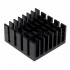 Aluminium Adhesive Heatsink Radiator 20x20x10mm Black
