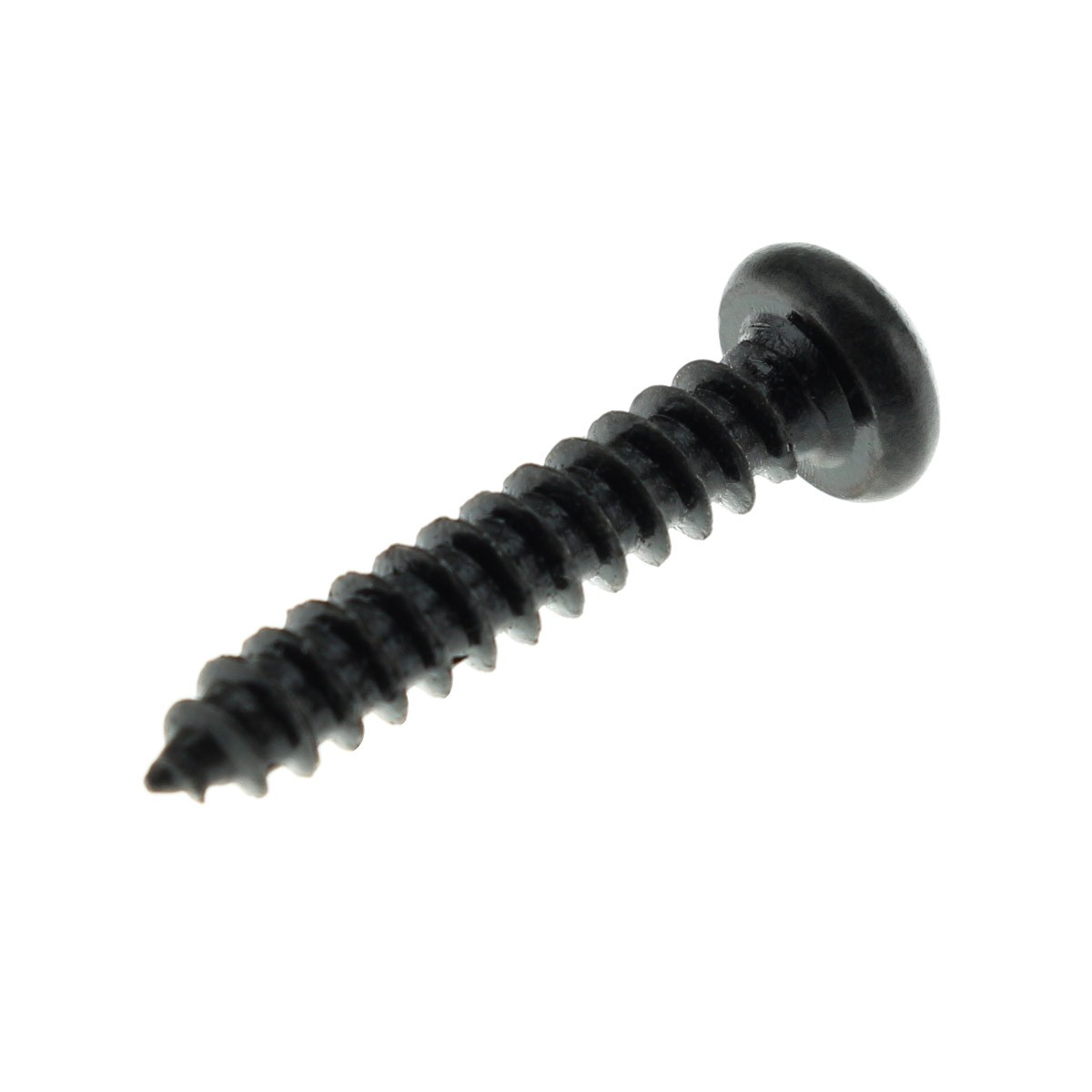 Hexagon Socket Round Head Wood Screw Steel 8.8 M3x16mm Black (x10)