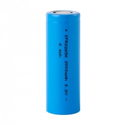 Accumulateur IFR22650 LiFePO4 3.2-3.3V 2000mAh Rechargeable