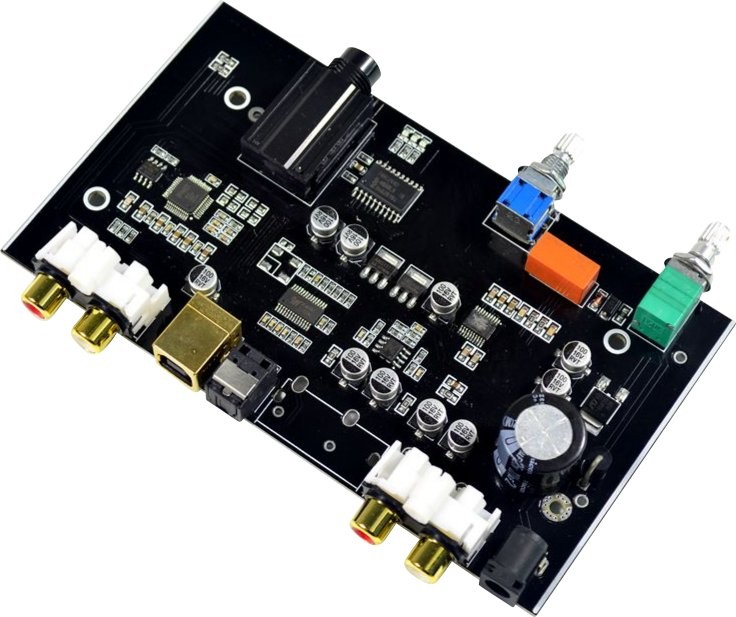PCM5100 DAC / Preamplifier / Headphone Amplifier / Input Selector Module