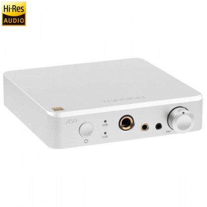 TOPPING A50 Headphone Amplifier Balanced Silver